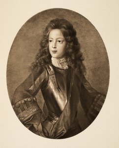 Prince James Francis Edward Stuart, pub. 1902 (collotype) by School English
