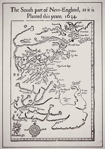 South Part of New England as it is Planted this Year 1634 by School English