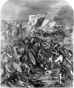 The Landing of Julius Caesar (100-44 BC) in 55 BC by School English
