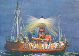 The Royal Sovereign Lightship, Stationed off Beachy Head, UK