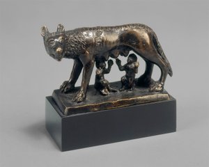 Romulus and Remus Suckled by a She-wolf