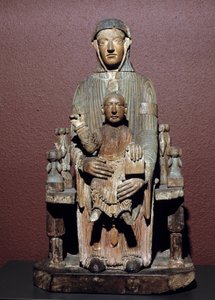 Virgin in Majesty by School French