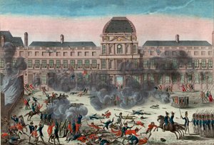 Attack on the Tuileries by School French