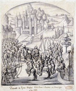 Descent of the Tyrant Maxime of Conan-Meriadec in Armorica in 383
