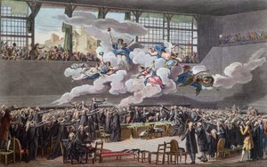 French Revolution: The Oath of the Jeu de Paume in Versailles on 20 June 1789 by School French