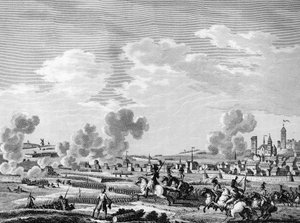 Victory of the French Revolutionaries in Jemmapes on 6 November 1792 by School French