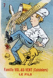 Game of the Seven Families: The Son of the Vol-au-Vent Family (Cooks) by School French