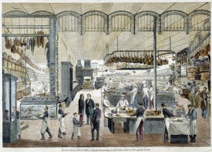 Great restaurants in Paris: the new cuisines of the Café Riche, founded in 1785, enlarged in 1865 by School French