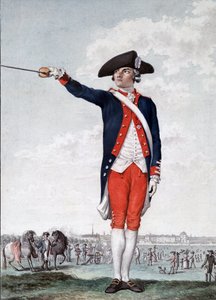 Picot de Peccaduc - Henry-Rene-Marie Picot de Peccaduc (Peccadeuc) 1770-1785 - sergeant-major at the Royal Military School in Paris by School French