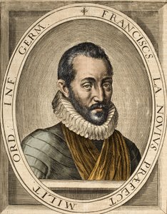 Portrait of Francois de La Noue, author of Speeches politiques et militaires francais - Francois de la Noue called Bras-de-Fer (Iron Arm)