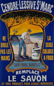 Poster for Saint-Marc Barres Washing Powder