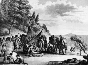 War of the French Revolution: Death of the French army general Francois Severin Marceau (1769-1796) at Altenkirchen, Germany on September 21 by School French