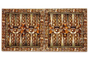 South German marquetry games box, from Augsburg or Nuremberg, late 16th-early 17th century by School German