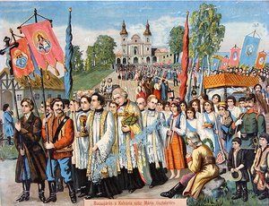 Pilgrimage in Honour of the Virgin Mary by School Hungarian
