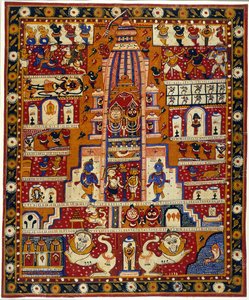 Diagram of the Jagannath Temple, c.1930 by School Indian