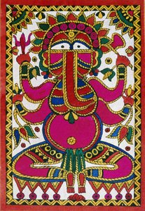 Elephant Headed God Ganesh by School Indian
