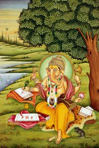 Lord Ganesh Ganpati by School Indian