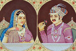 Akbar and Jodha Bai