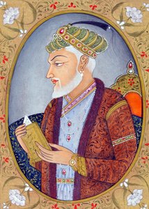 Miniature Painting of Mughal Emperor Aurangzeb