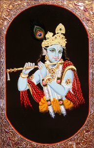 Painting of God Krishna, India by School Indian