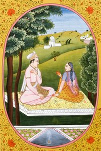 Year Calendar Picture & Painting for a Hindu Month Ash Ad, India by School Indian