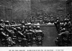 A Session of the Academy of Lincei in Rome by School Italian