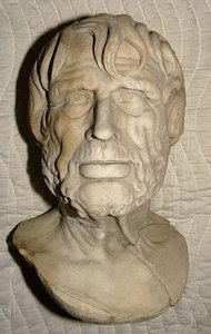 Bust of Seneca by School Italian