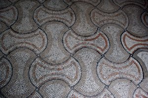 Detail of Floor Decoration by School Italian
