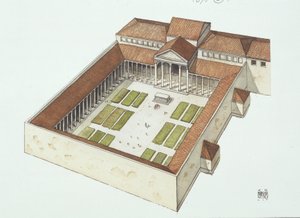 Reconstructed Forum built by Titus Flavius Vespasianus by School Italian