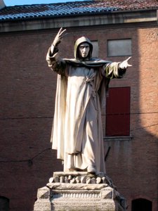 Statue of Jerome Savonarola by School Italian