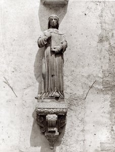 Statue of Ovid by School Italian