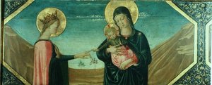 The Mystic Marriage of St. Catherine, Florentine School by School Italian