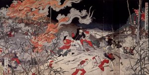 First Sino-Japanese War - Hui-Go Victory by Japanese School