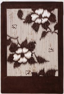 Stencil: Hibiscus and Sparrow by School Japanese