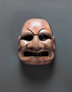 Theater mask, Asuka and Nara period (552-794) by Japanese School