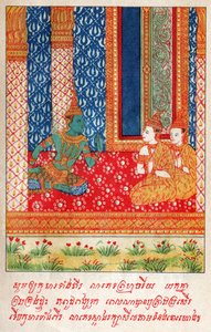 Suvana Sama Jataka (engraving, ca. 1910) by School Laotian