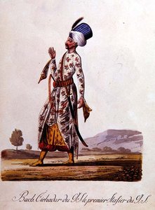 Sultan, from album of Turkish costumes, late 18th century