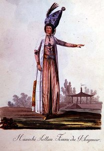 Wife of the Sultan, from an album of Turkish costumes, late 18th century