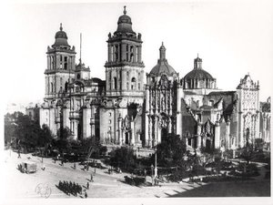 Mexico City Cathedral by School Mexican