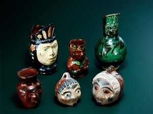 Portrait Pitchers, Late 19th Century to 1930s