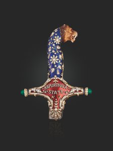 Hilt of the State Sword of Maharaja Jagatjit Singh of Kapurthala, c.1900