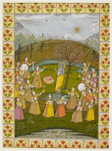 Vasanti Ragini, from a Ragamala series, Murshidabad by School Mughal