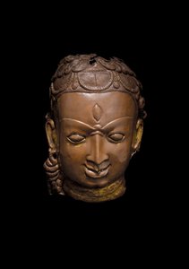 Repousse mask of Shiva, c.11th century