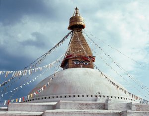 View of the Buddhist Stupa, 8th century