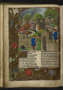 Garden of Pleasure (vellum) by School Netherlandish