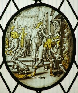 Roundel: Tobias burns the fish