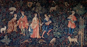 The Curtain of the Lordship Life: A Galante Scene