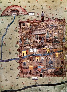 Map of Erzerum, Turkey