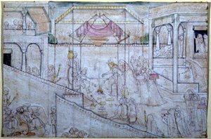 The Marriage of Nala and Damayanti by School Pahari