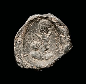 Bulla with Inscription, Sasanian Period, 4th Century by School Persian